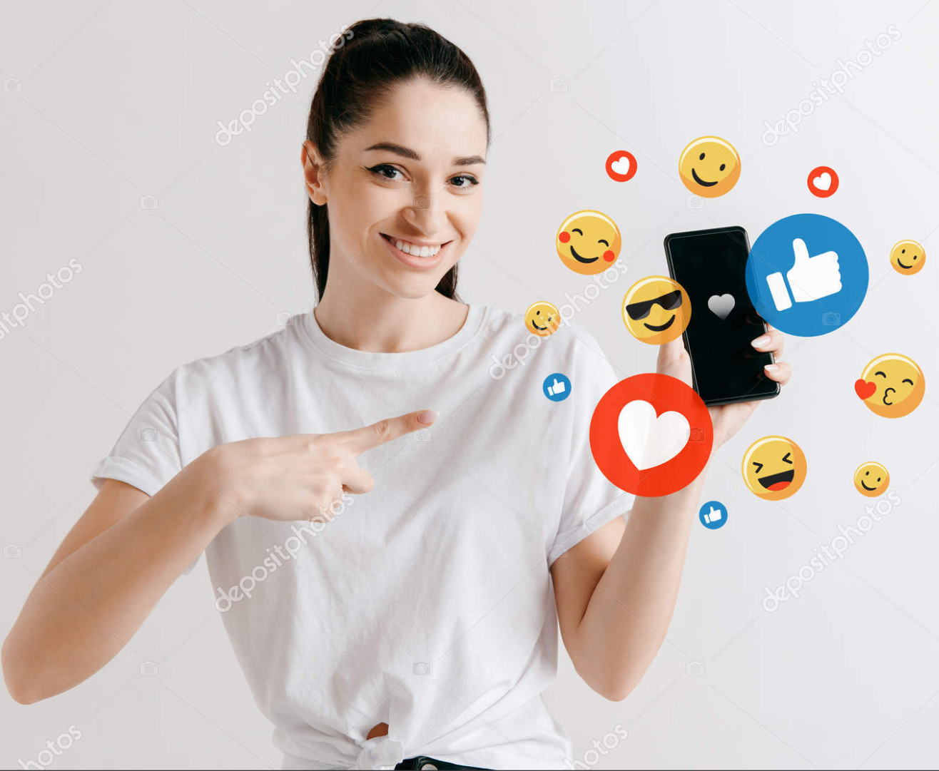 Remove emoji from photo - before